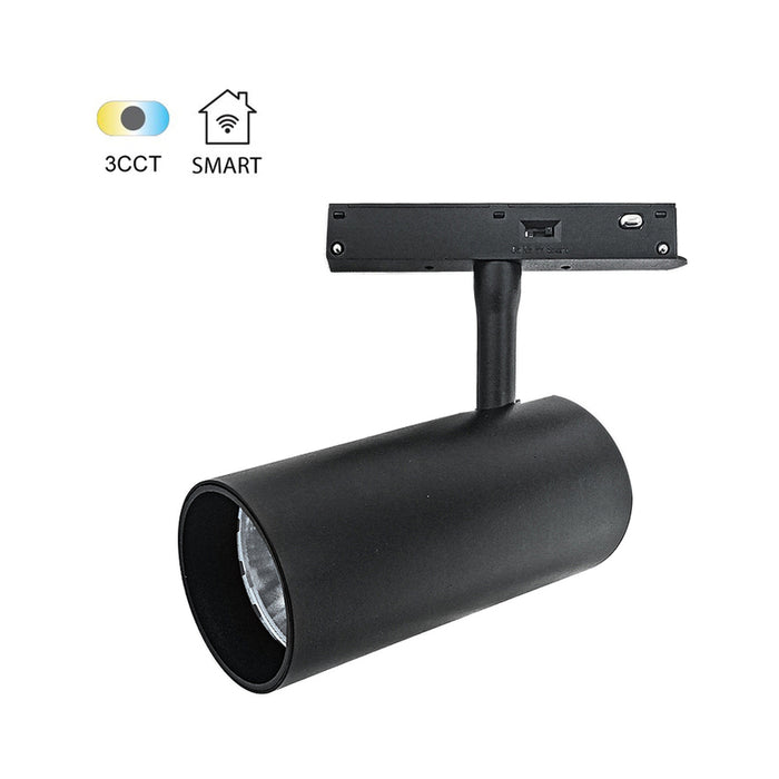 LED SPOTLIGHT 20W 3000K-6000K FOR MAGNETIC RAIL MOUNTING BLACK VITO