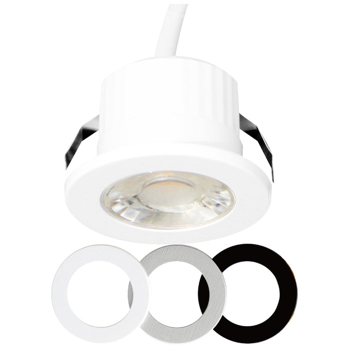 LED MOON 3W CCT 280LM 3 RINGS WHITE VITO TRIPLET
