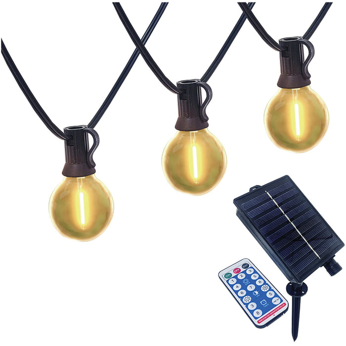 LED SOLAR GARLAND 10M+3M 3000K IP44 VITO STRING-20S
