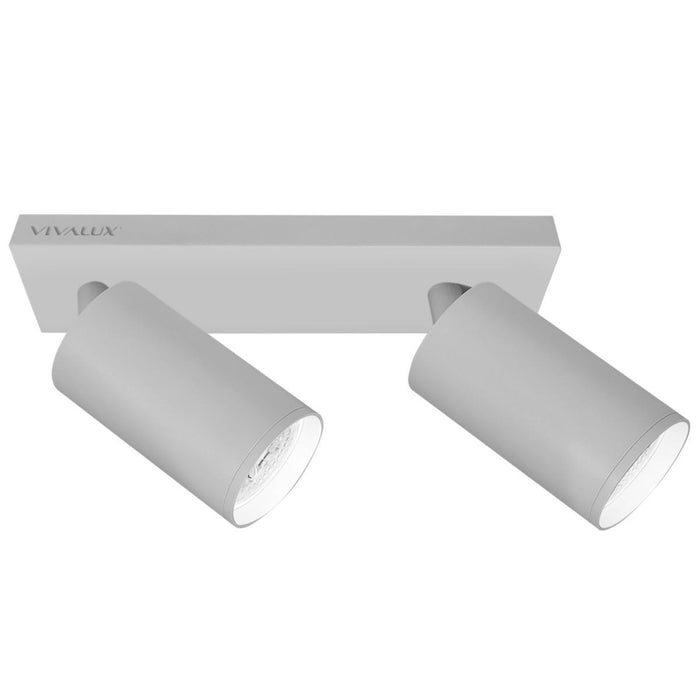 LINEAR SPOT 2XGU10 WHITE VIVALUX LUX