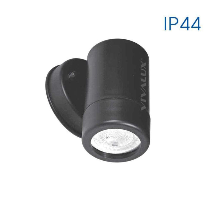 SINGLE FACADE APPLIQUE NAVARA GU10 BLACK