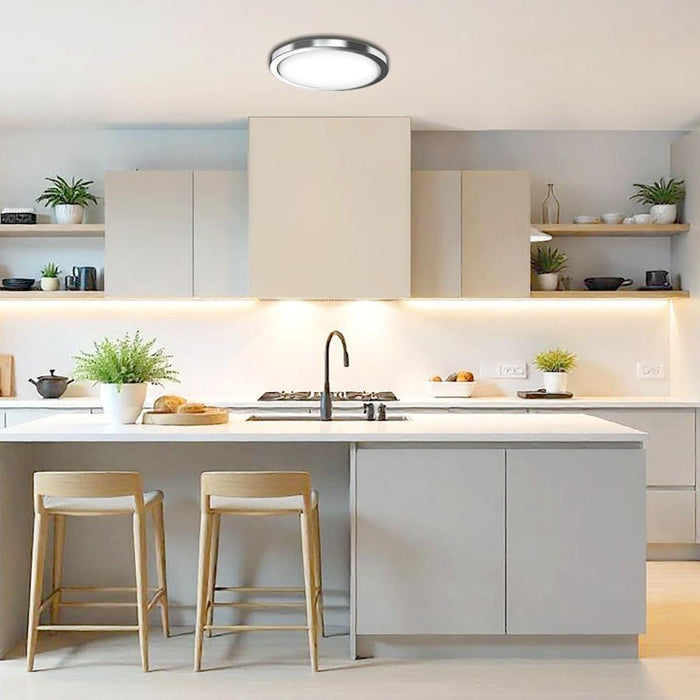 LED CEILING LAMP 12/18/24W 3000-4000-6000K CHROME VIVALUX NEBULA