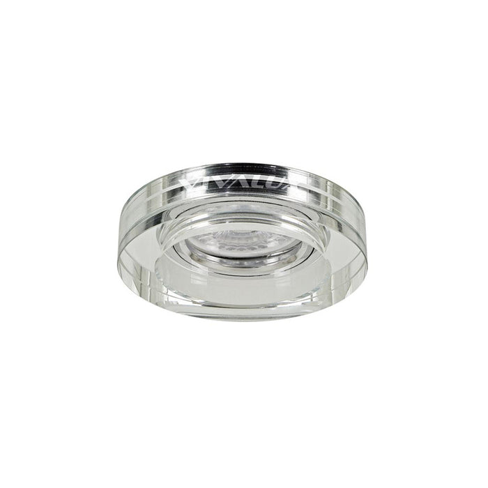 MOON CIRCLE GLASS SILVER SL420 Ф90MM VIVALUX CRYSTAL