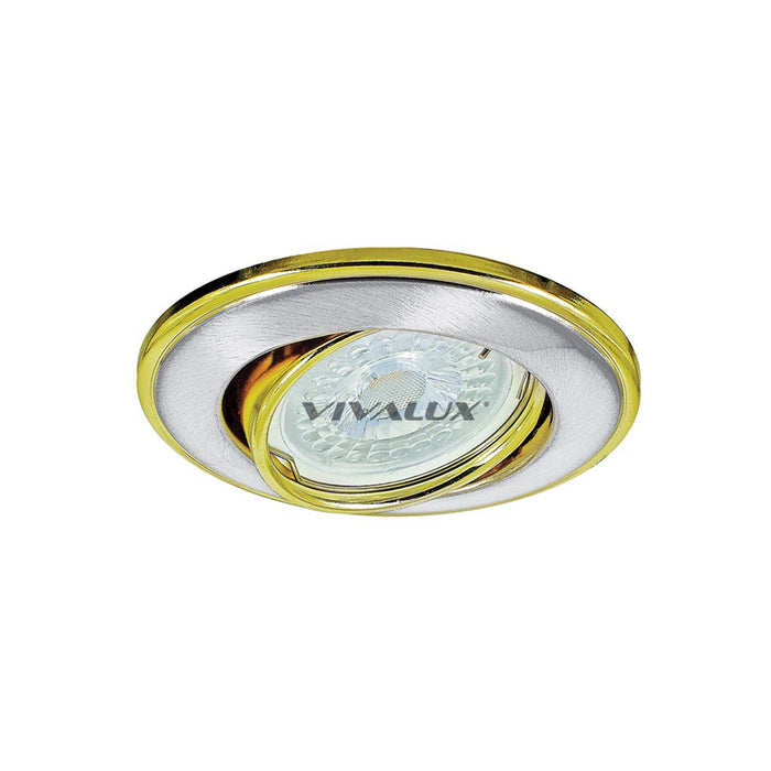 MOON CIRCLE MOVABLE SATIN NICKEL/GOLD SL314 Ц92MM VIVALUX BLAKE