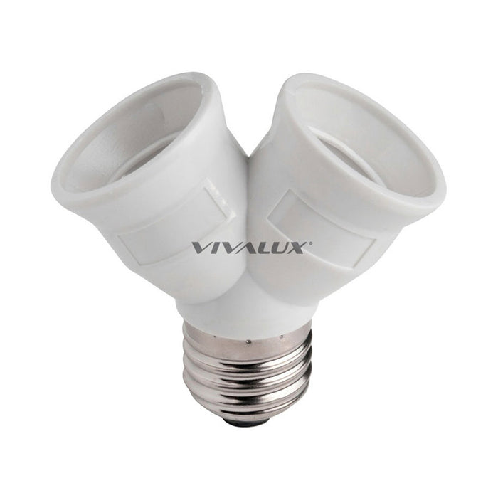ADAPTER SOCKETS 2XE27 IP20 VIVALUX