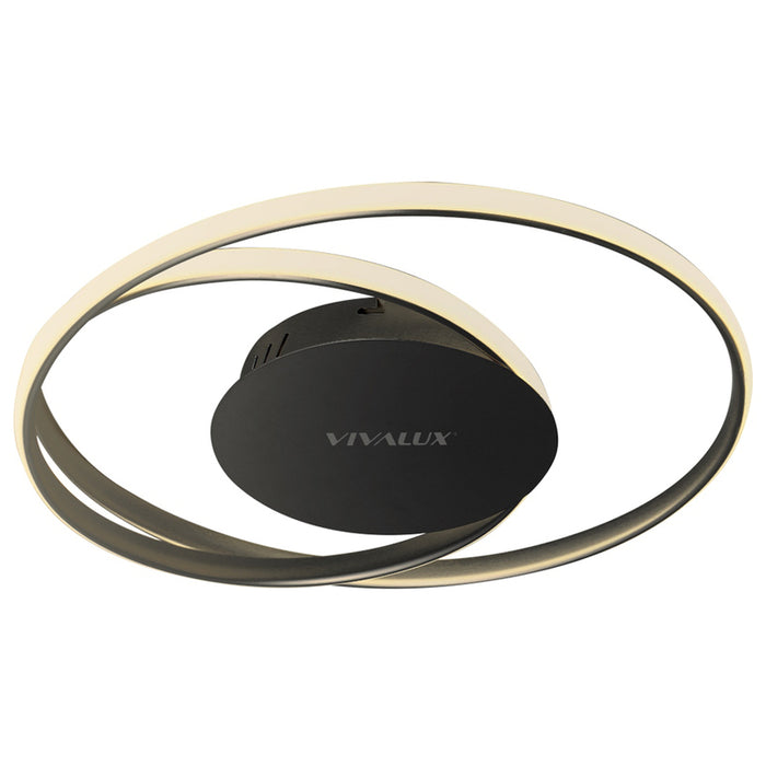 LED CEILING LAMP 38W 4000K 1692LM BLACK VIVALUX ODEON