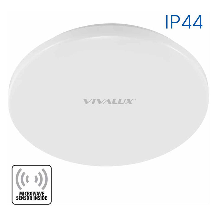 LED CEILING WITH SENSOR 12W 4000K 950LM IP44 VIVALUX KENA