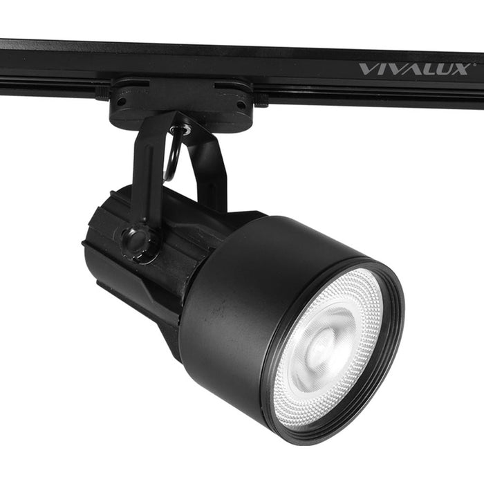 RAIL SPOT E27 BLACK VIVALUX TECHNO