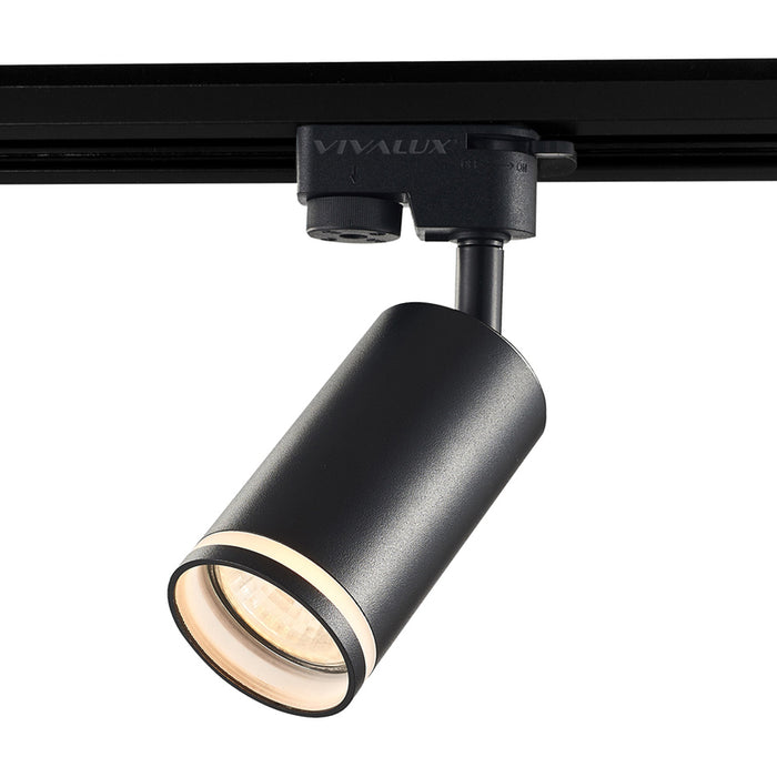 RAIL SPOT GU10 BLACK VIVALUX KING