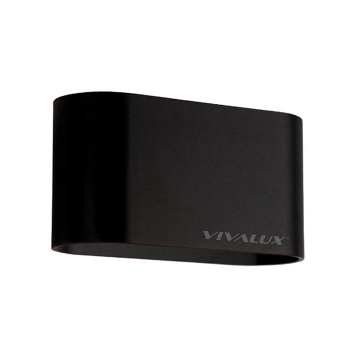 WALL APPLIQUE OVAL BLACK VIVALUX ADEL