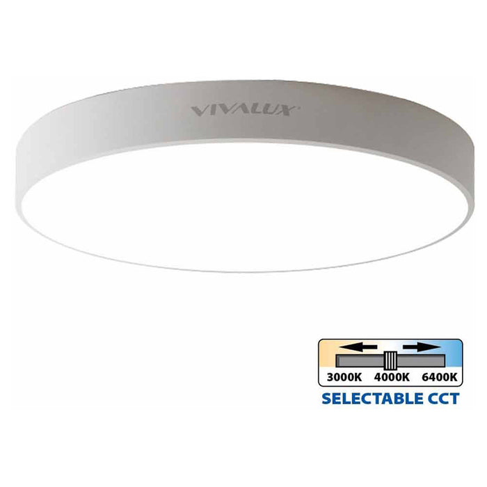 LED CEILING LAMP 35W 4000K 40CM WHITE VIVALUX LUKA