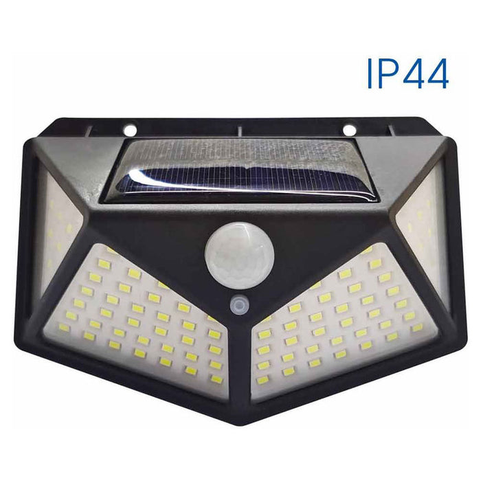 SOLAR LED WALL SPOT WITH SENSOR 0.7W 4000K IP44 BLACK VIVALUX VAST