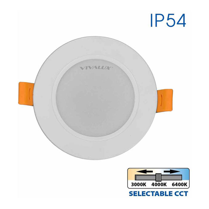 LED MOON 5W 3000K-4000K-6400K IP54 CIRCLE FOR BUILT-IN VIVALUX VERA