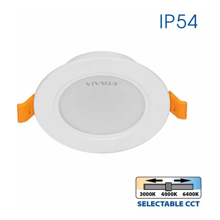 LED MOON 5W 3000K-4000K-6400K IP54 CIRCLE FOR BUILT-IN VIVALUX VERA