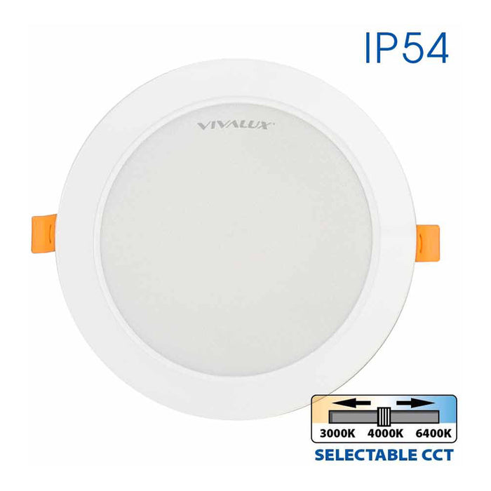 LED MOON 18W 3000K-4000K-6400K IP54 CIRCLE FOR BUILT-IN VIVALUX VERA