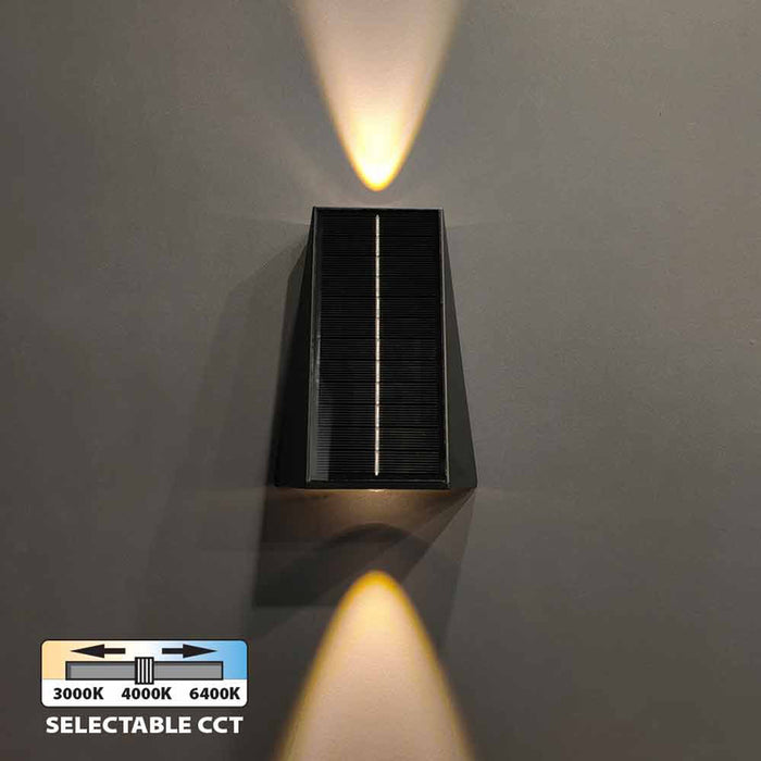 LED SOLAR WALL LIGHT 4W 3000-6400K IP54 VIVALUX POLUX