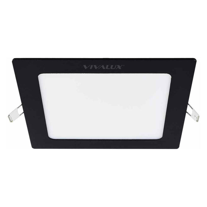 LED PANEL 12W 4000K 850LM BLACK VIVALUX GRID