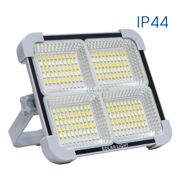 LED PORTABLE SPOTLIGHT 3000 6400K IP44 WITH SOLAR PANEL VIVALUX ZEIN