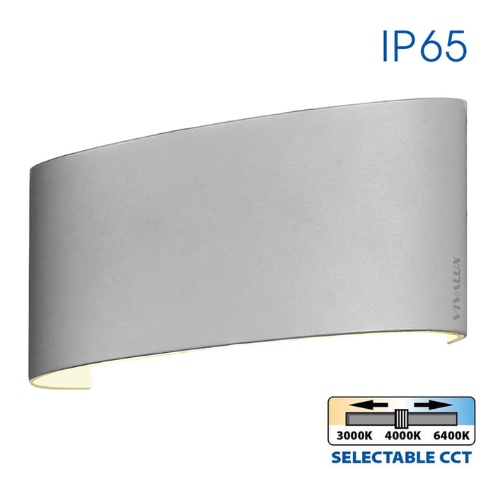 LED FACADE FIXTURE 6W 3000-6400K IP65 WHITE VIVALUX ARUBA