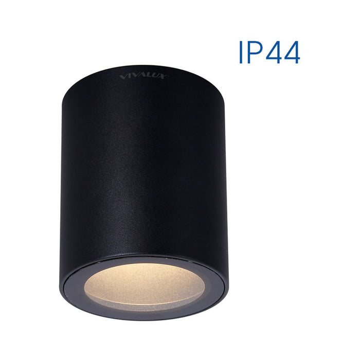 LUNA OUTDOOR MOUNTING GU10 BLACK CIRCLE VIVALUX LENA