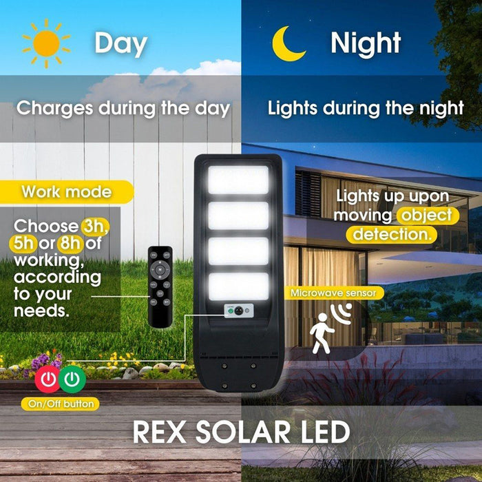 LED SOLAR STREET LAMP 50W 6400K IP65 VIVALUX REX