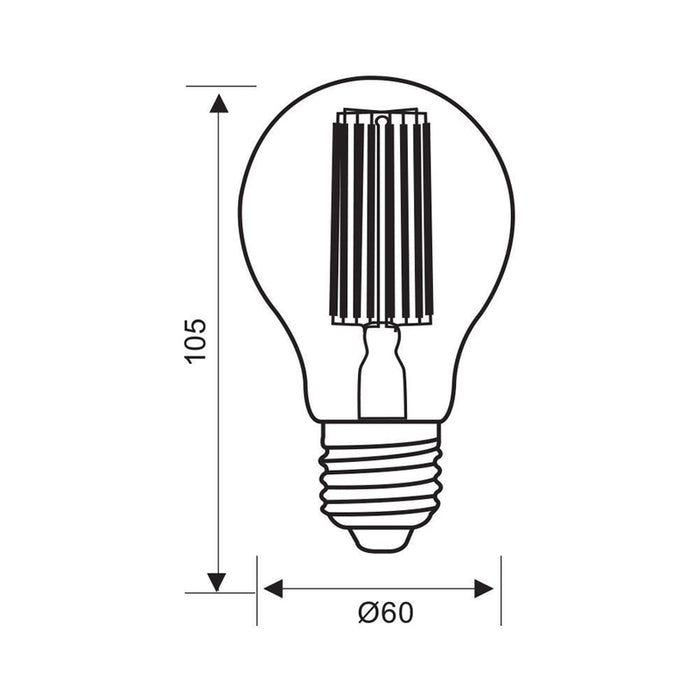 LED BULB E27 14W 230V 4000K 2000LM FILAMENT VIVALUX FLICK LED PREMIUM