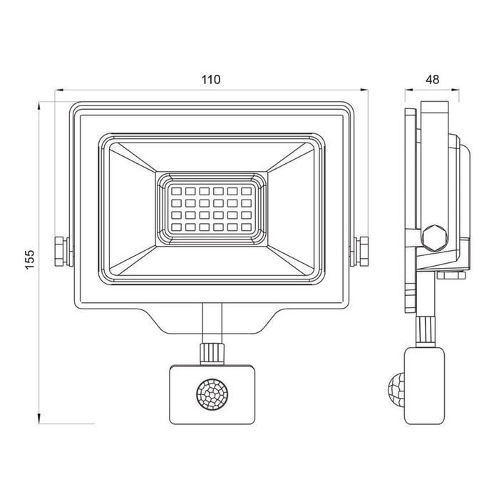 LED SPOTLIGHT 20W 6400K IP44 VIVALUX SHIFT
