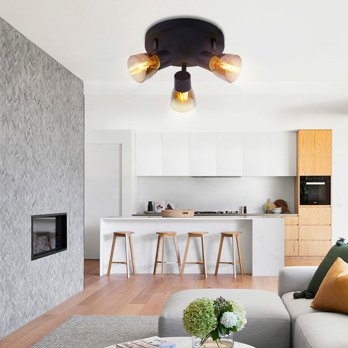 SPOTLIGHT 3XE14 BLACK VIVALUX DANTE