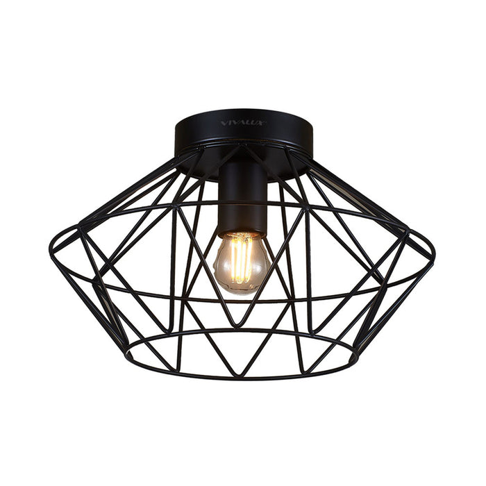 CEILING LAMP E27 BLACK VIVALUX FRODO