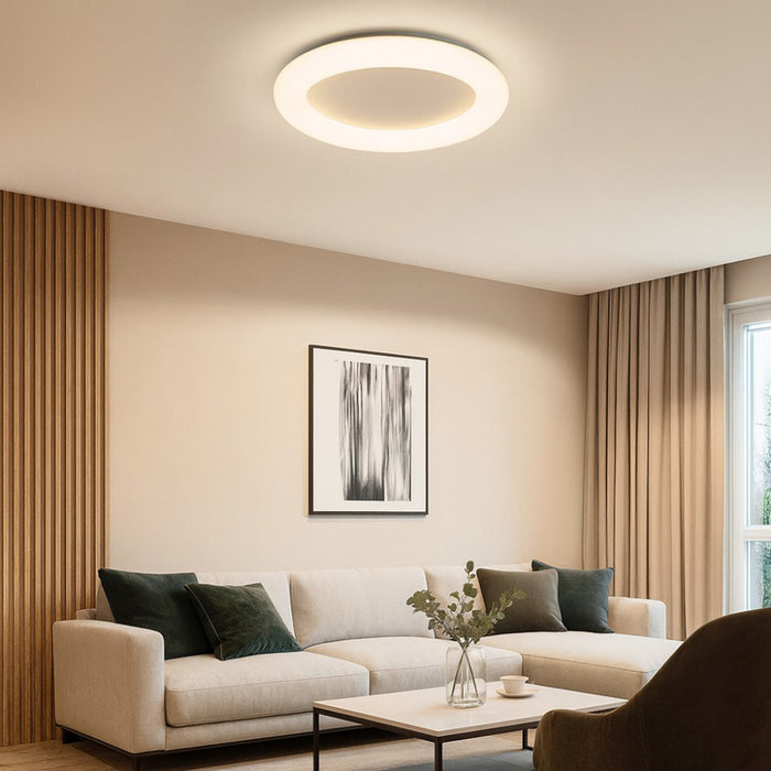 LED CEILING LIGHT 45W 3000-6000K 4742LM 40CM WHITE DU VIVALUX CHELSEA