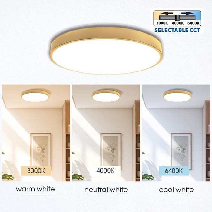 LED CEILING LAMP 45W CCT 50CM GOLD 50CM GOLD VIVALUX LUKA