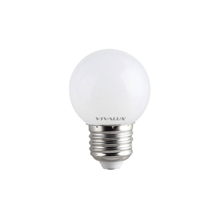 LED BULB E27 1W 70LM 6400K BALL VIVALUX COLORS