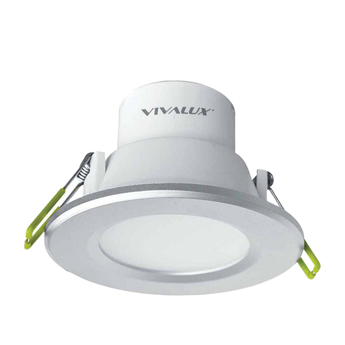 LED LUNA TOP 6W 4000K SILVER IP44 370LM VIVALUX