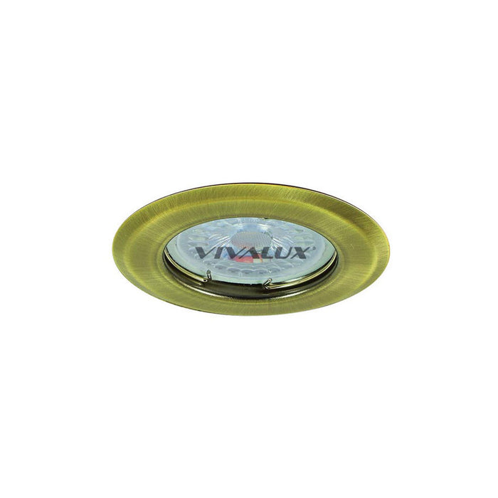 STATIONARY MOON MAT. BRASS Ф82,12V, MATTED BRASS VIVALUX PICCO