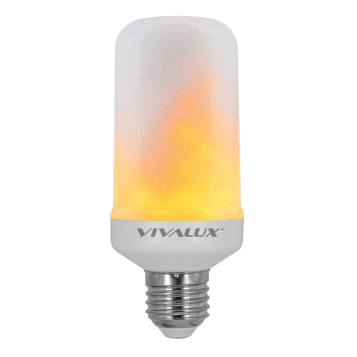 LED BULB DECORATIVE E27 6.5W FLAME VIVALUX