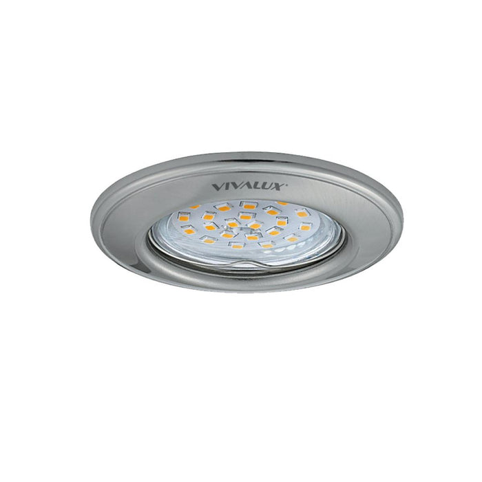 STATIONARY MOON F82,12V, SATIN NICKEL/VIVALUX NICKEL