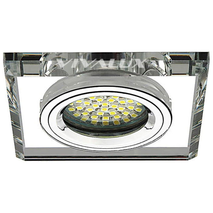 MOON GLASS SILVER SQUARE 90X90MM VIVALUX GRACE
