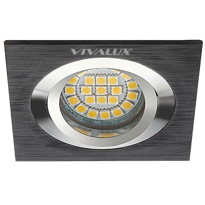 LUNA ALUMINUM BLACK SQUARE 90X90MM VIVALUX STYLE