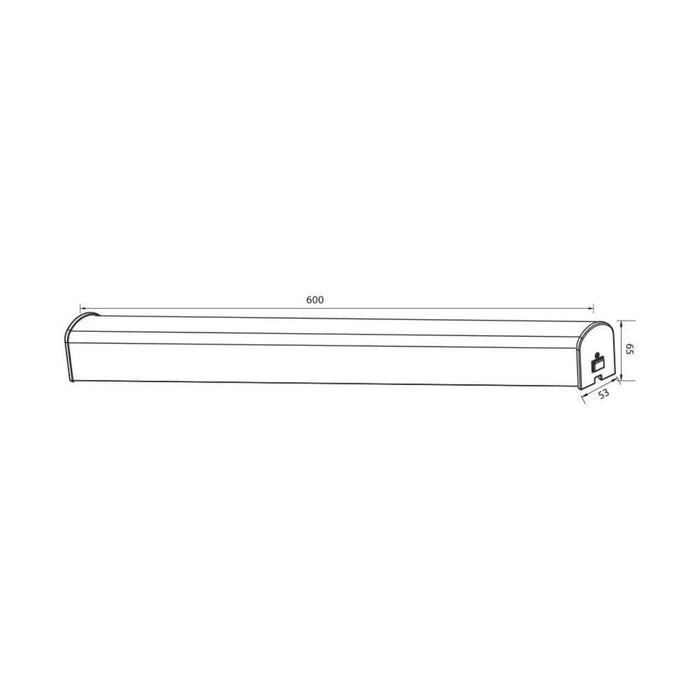 LED BATHROOM LIGHT 15W 4000K 1200LM 20,000H VIVALUX
