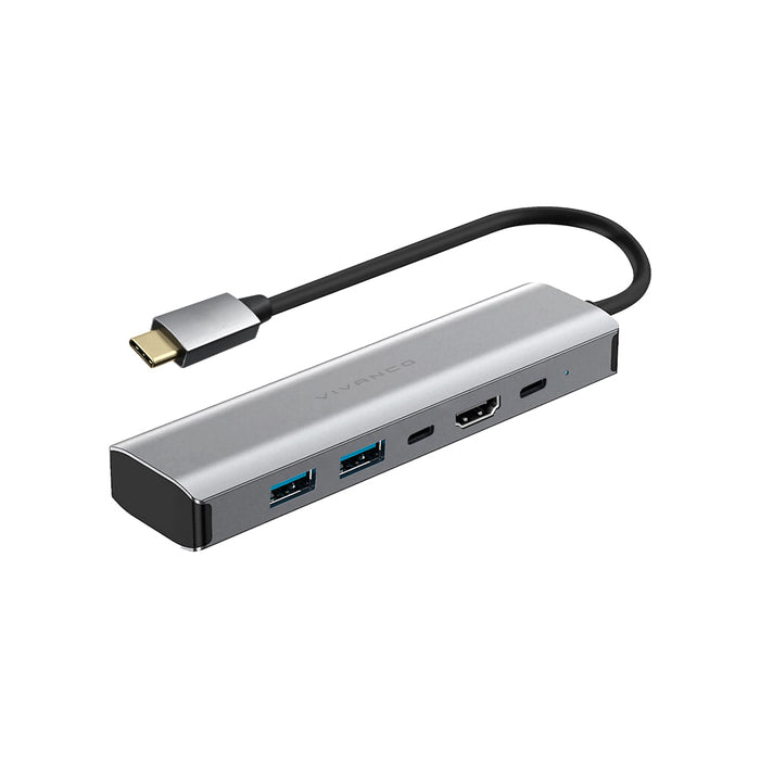 USB HUB VIVANCO 5in1 TB3 100WPD 23625
