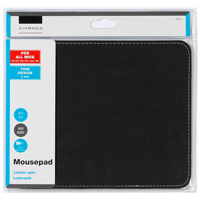 Mouse pad VIVANCO 36655 Thin design 3 mm