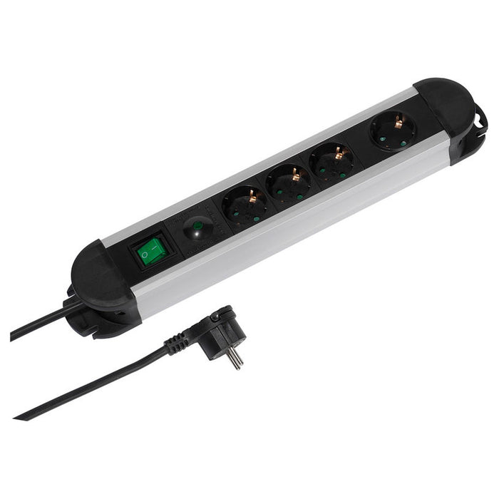 Splitter VIVANCO 4 SOCKETS / 2 M. WITH KEY 37659