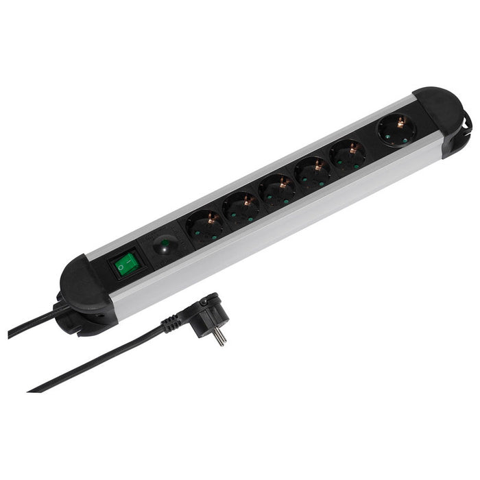 Splitter VIVANCO 6 SOCKETS / 2 M. WITH KEY 37660