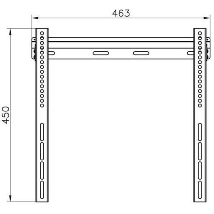 TV Stand VIVANCO 37971 BLACK