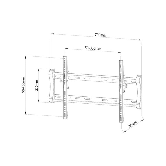 TV Stand VIVANCO 37975 BLACK