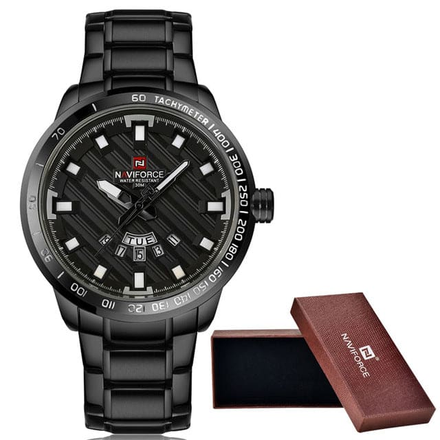 Waterproof male quartz watch NAVIFORCE 9090