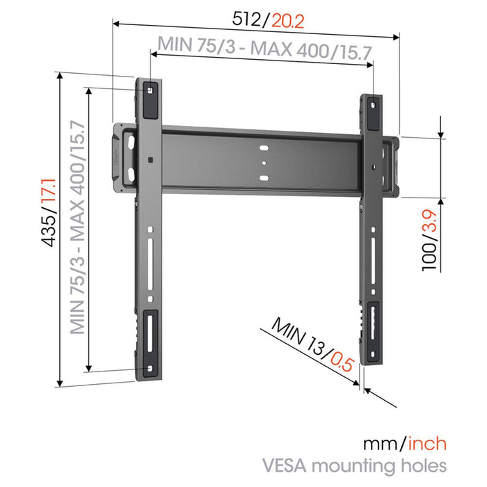 TV Stand VOGELS TVM 5505 ELITE BLACK
