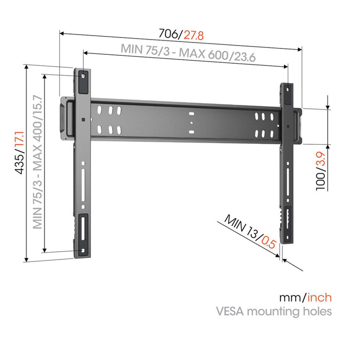 TV Stand VOGELS TVM 5705 ELITE BLACK