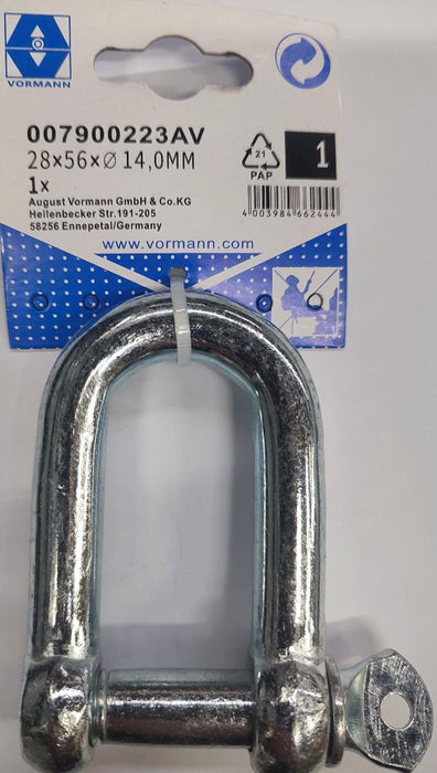 BRACKET-SHEGEL GALVANIZED VRN 14MM 56/28