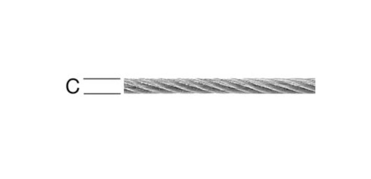 ROPE STAINLESS STEEL 2MM 7X7